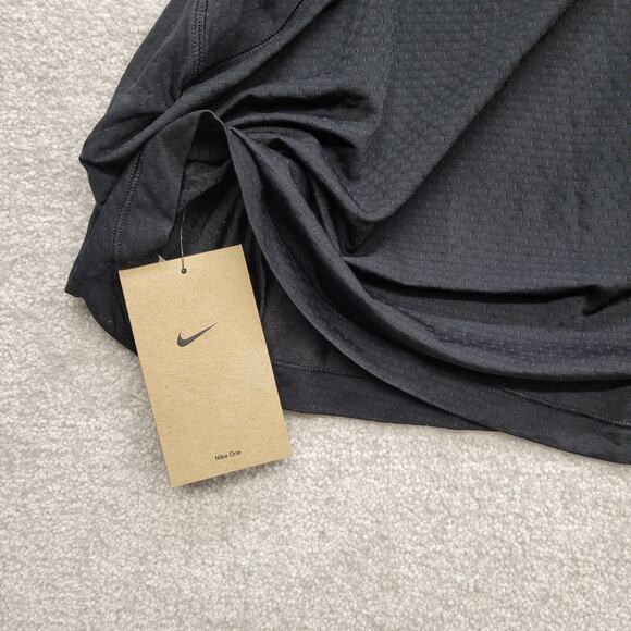 Nike One Dri-FIT Cropped Tank Top Black Women’s Medium Activewear - Picture 7 of 7